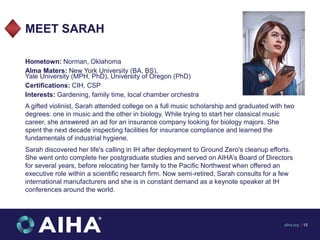 MEET SARAH
Hometown: Norman, Oklahoma
Alma Maters: New York University (BA, BS),
Yale University (MPH, PhD), University of...